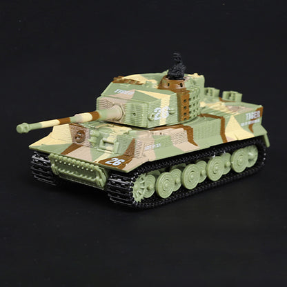 TOUCAN RC HOBBY 1:72 Ready to Run Mini Tank RC German Tiger Toy WW2 Battle Tank Easy Model 2.4G Painted and Assembled for Multiplayer Games