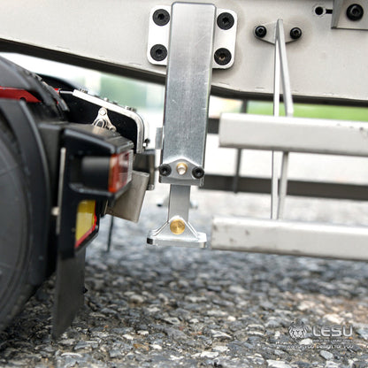 TOUCAN RC HOBBY LESU Metal 40Feet Oil Tank Gas-tanker Semi Trailer 1/14 RC Tractor Truck Model