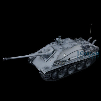 Henglong 1/16 TK7.0 3869 German Jadpanther RTR RC Tank IR BB Smoke Unit Lights 2 Sounds Metal Sprockets Idlers Road Wheels Tracks Gearbox Barrel