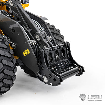 TOUCAN RC HOBBY LESU 1/14 Hydraulic RC Wheel Loader L220H Metal Model 4WD Brushless Motor 2 Speed Drive Differential Lock Quick Release Bucket Sound