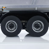 MD 6X6 Dumper Metal 1/14 6x6 Hydraulic Dump Truck with Metal Axles and 2-Speed Gearbox including Full Electronics Package and Roof Warning Lights without Axle Diff Lock