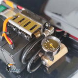 XDRC 1/14 6X6 Remote Control Dumper Car RC Hydraulic Articulated Truck Model With Servo Motor Sound Light Hydraulic System