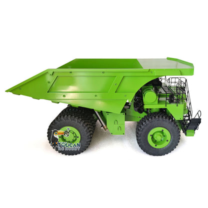 LZGH-C793D 1/20 Metal RC Hydraulic Self-Dump Mine Hauler Rock Tire w/Flysky I6X Radio Battery Excluded