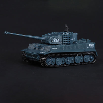 TOUCAN RC HOBBY 1:72 Ready to Run Mini Tank RC German Tiger Toy WW2 Battle Tank Easy Model 2.4G Painted and Assembled for Multiplayer Games