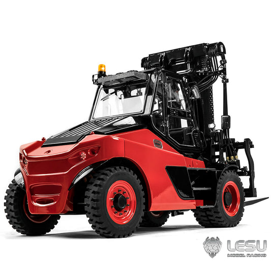 TOUCAN RC HOBBY LESU AOUE LD160S 1/14 Metal Hydraulic RC Forklift with CNC shell 6 Ways Reversing Valve Towing Hook Sound Light System