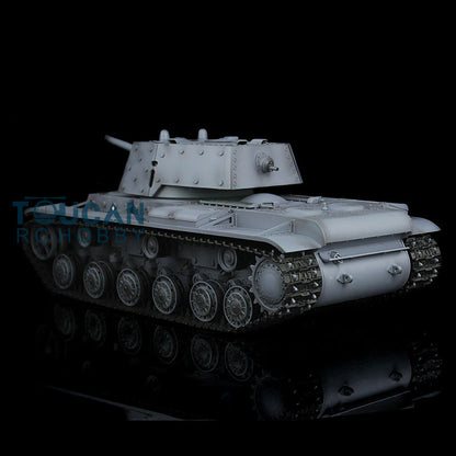 Henglong 1/16 TK7.0 Soviet KV-1 RTR RC Tank 3878 Smoke BB IR 360 Degree Turret Metal Barrel Tracks Sprockets Idlers Road Wheels Gearbox