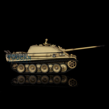 1/16 TK7.0 Kunststoffversion Henglong Jadpanther FPV Betriebsbereiter ferngesteuerter BB-IR-Panzer 3869 mit Stahlgetriebe, Rauchgeräusch