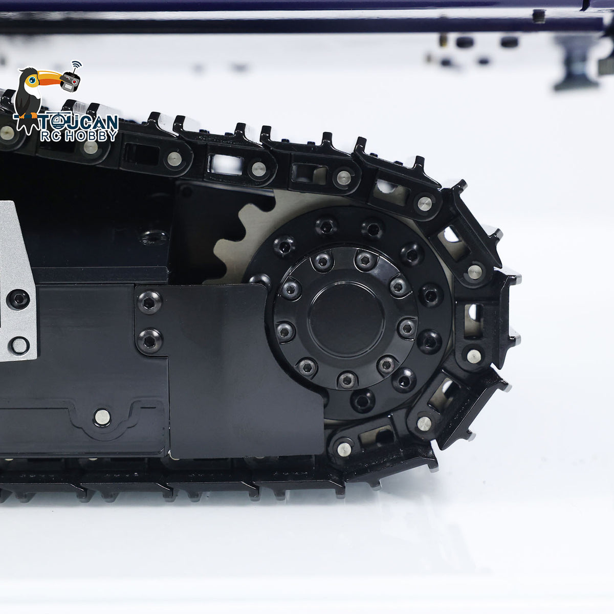MTM 946-3 Metal 1/14 Excavator Hydraulic Crawler with 6-Way Valve and 4MPa Pump including T12D Radio and 3 Buckets plus Ripper without Battery