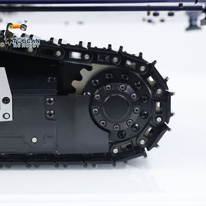 MTM 946-3 Metal 1/14 Excavator Hydraulic Crawler with 6-Way Valve and 4MPa Pump including T12D Radio and 3 Buckets plus Ripper without Battery