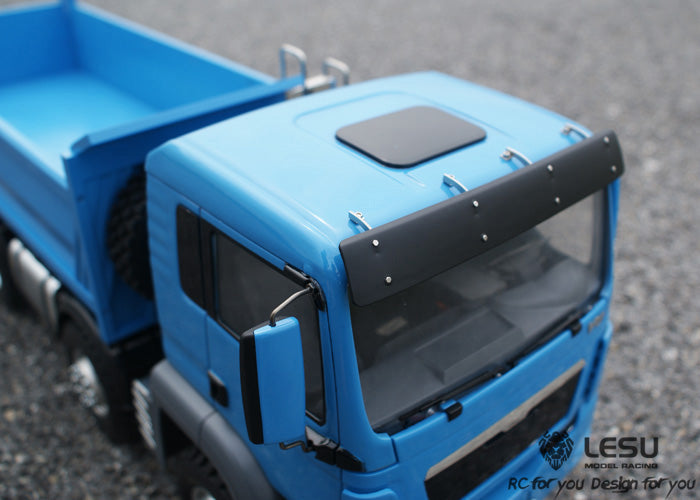 TOUCAN RC HOBBY LESU TGS Cabin 1/14 Metal 8x8/6x6 RC Hydraulic Dumper Truck Tipper Vehicle 2 Speed High Torque Gearbox 540 Brushed Motor for RC Model Enthusiasts