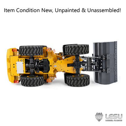 TOUCAN RC HOBBY LESU 1/14 Hydraulic RC Wheel Loader L220H Metal Model 4WD Brushless Motor 2 Speed Drive Differential Lock Quick Release Bucket Sound