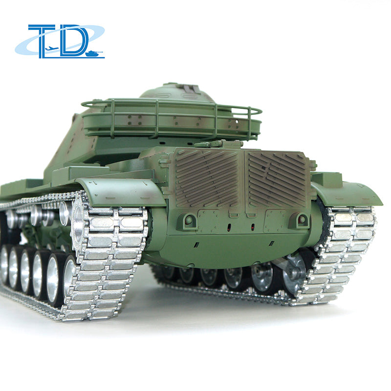 TOUCAN RC HOBBY TD M60A3 USA 1/16 RC Tank Remote Control Battle Tanks Metal Wheel Track Sprocket Painted and Assembled 60*23*21cm