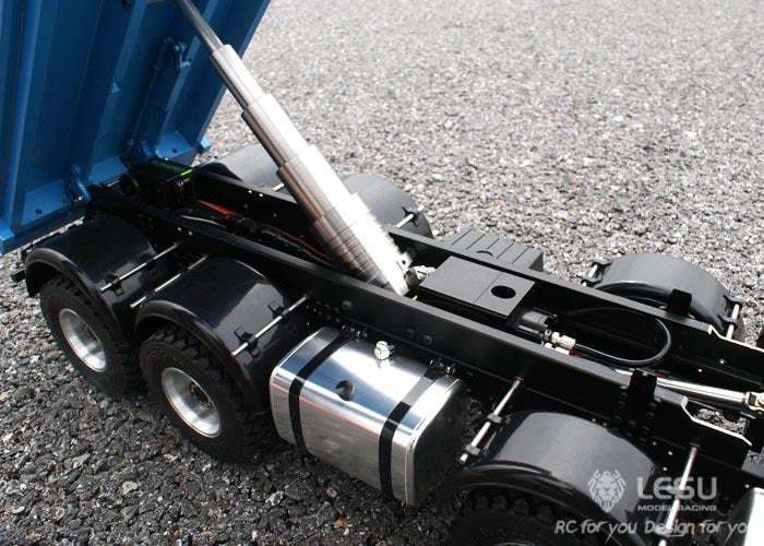 TOUCAN RC HOBBY LESU TGS Cabin 1/14 Metal 8x8/6x6 RC Hydraulic Dumper Truck Tipper Vehicle 2 Speed High Torque Gearbox 540 Brushed Motor for RC Model Enthusiasts