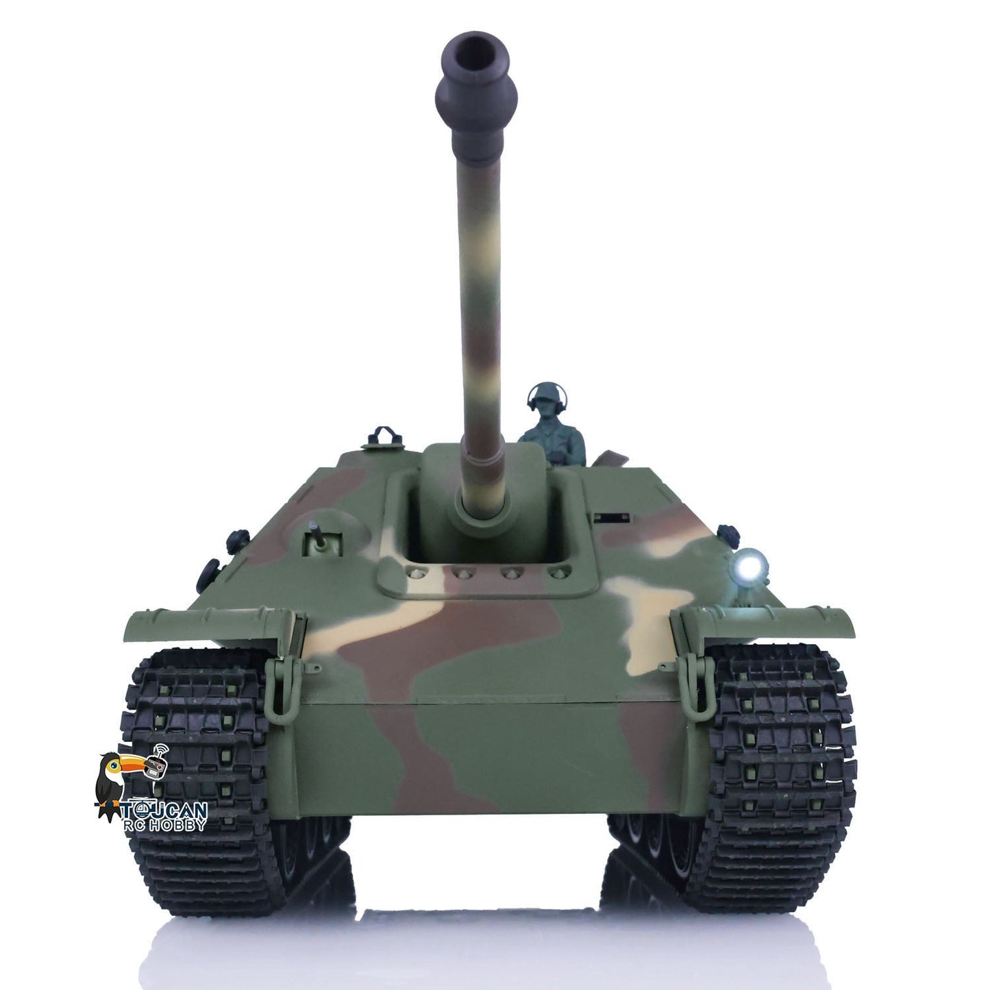 Henglong 1/16 Plastic TK7.0 3869 German Jadpanther RTR RC Tank BB Unit Infrared Combat Smoke Sound Lights Metal Barrel