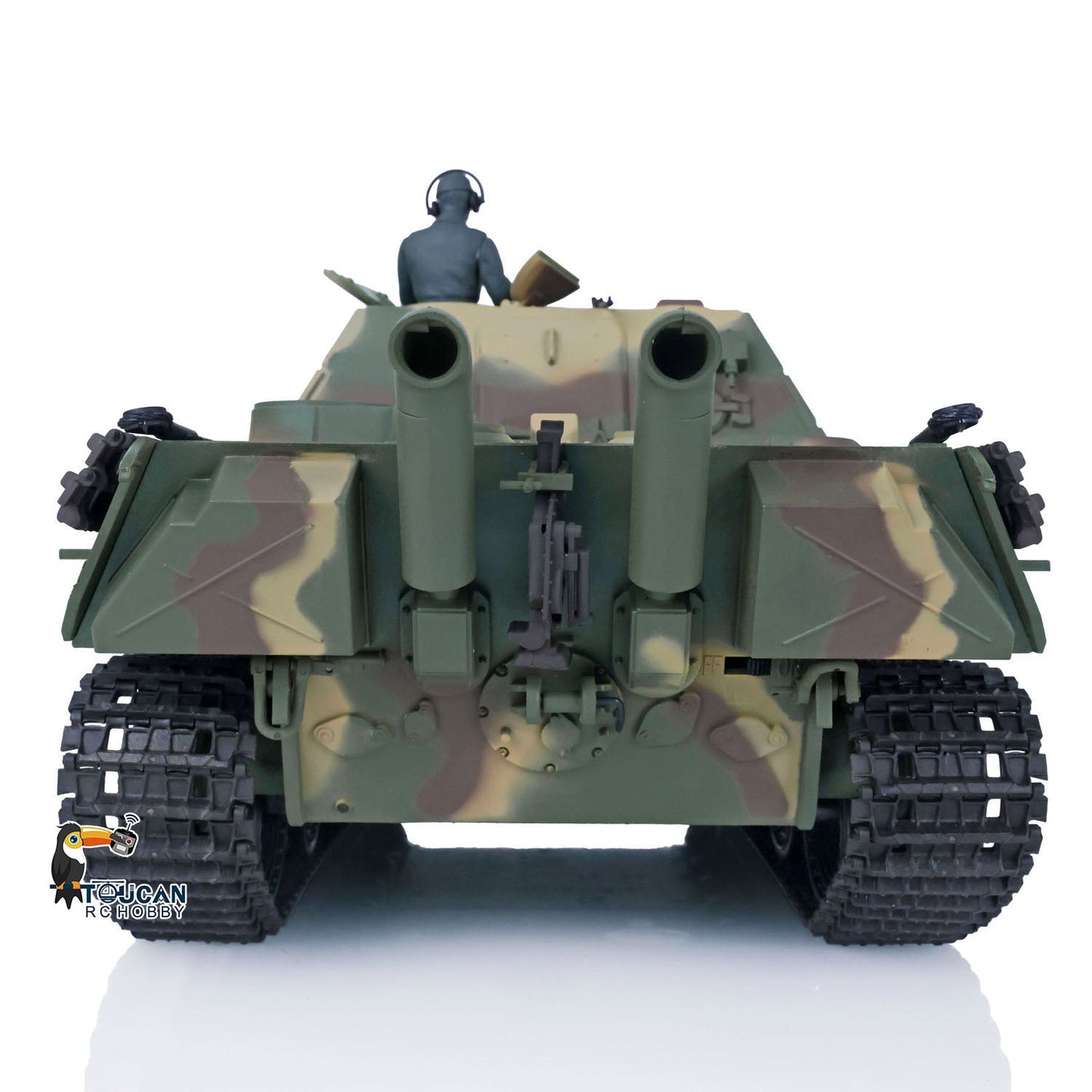 Henglong 1/16 TK7.0 Plastic German Jadpanther 3869 RTR RC Tank FPV Infrared Combat BB Unit Smoke Steel Gearbox Metal Barrel