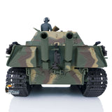 Henglong 1/16 TK7.0 Verbesserter BB IR Jadpanther FPV RTR RC-Modellpanzer 3869 mit Metallketten, Laufrädern, Kettenrädern und Leiträdern, Rauch