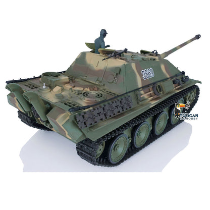 Henglong 1/16 TK7.0 Plastic German Jadpanther 3869 RTR RC Tank FPV Infrared Combat BB Unit Smoke Steel Gearbox Metal Barrel