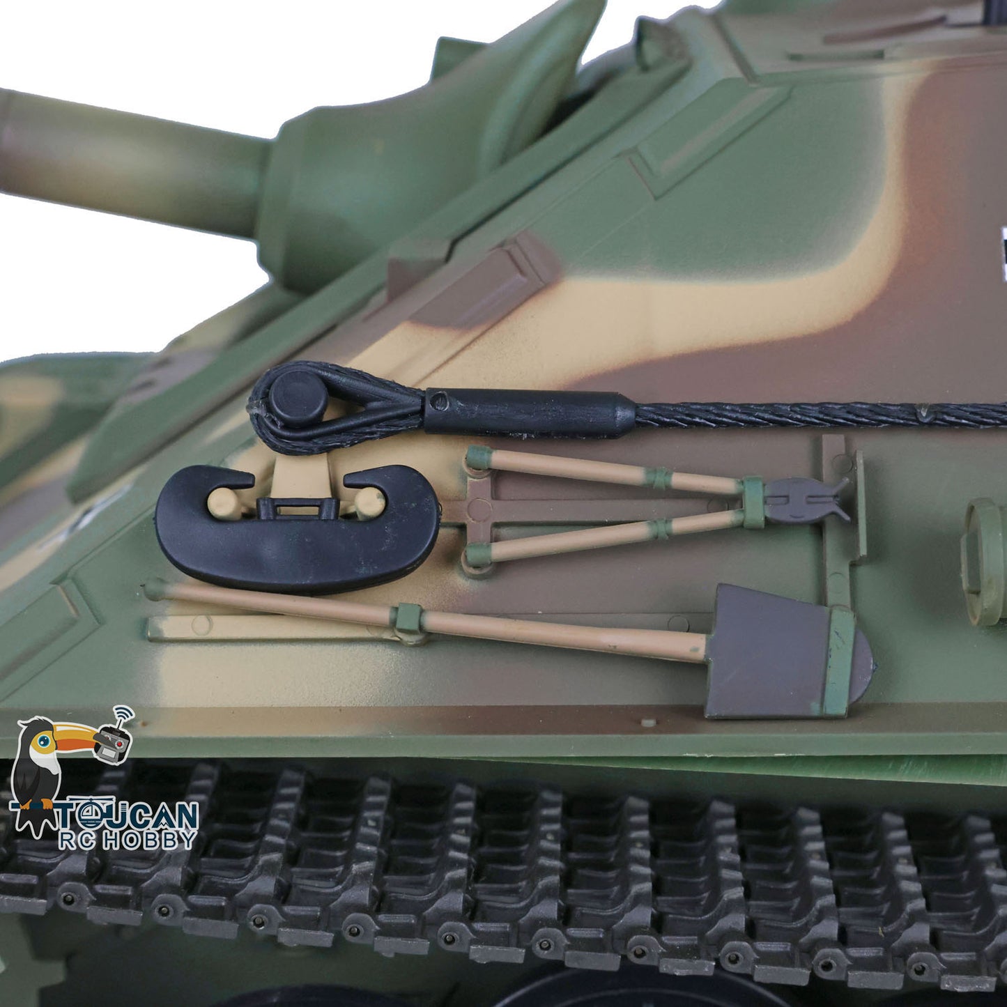 1/16 TK7.0 Kunststoffversion Henglong Jadpanther FPV Betriebsbereiter ferngesteuerter BB-IR-Panzer 3869 mit Stahlgetriebe, Rauchgeräusch