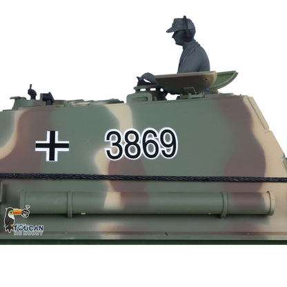 1/16 TK7.0 Kunststoffversion Henglong Jadpanther FPV Betriebsbereiter ferngesteuerter BB-IR-Panzer 3869 mit Stahlgetriebe, Rauchgeräusch