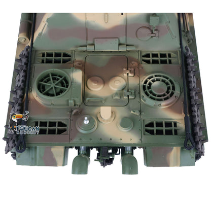 1/16 TK7.0 Kunststoffversion Henglong Jadpanther FPV Betriebsbereiter ferngesteuerter BB-IR-Panzer 3869 mit Stahlgetriebe, Rauchgeräusch