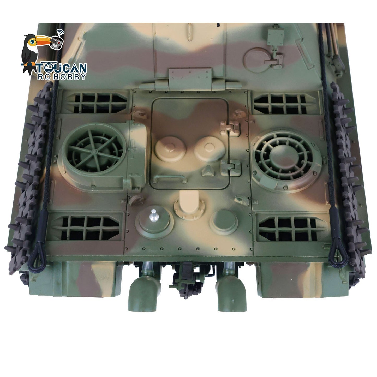 Henglong 1/16 TK7.0 Profession German Jadpanther RTR RC Tank 3869 FPV Smoke Infrared Combat BB Unit Metal Sprockets Idlers Road Wheels Tracks