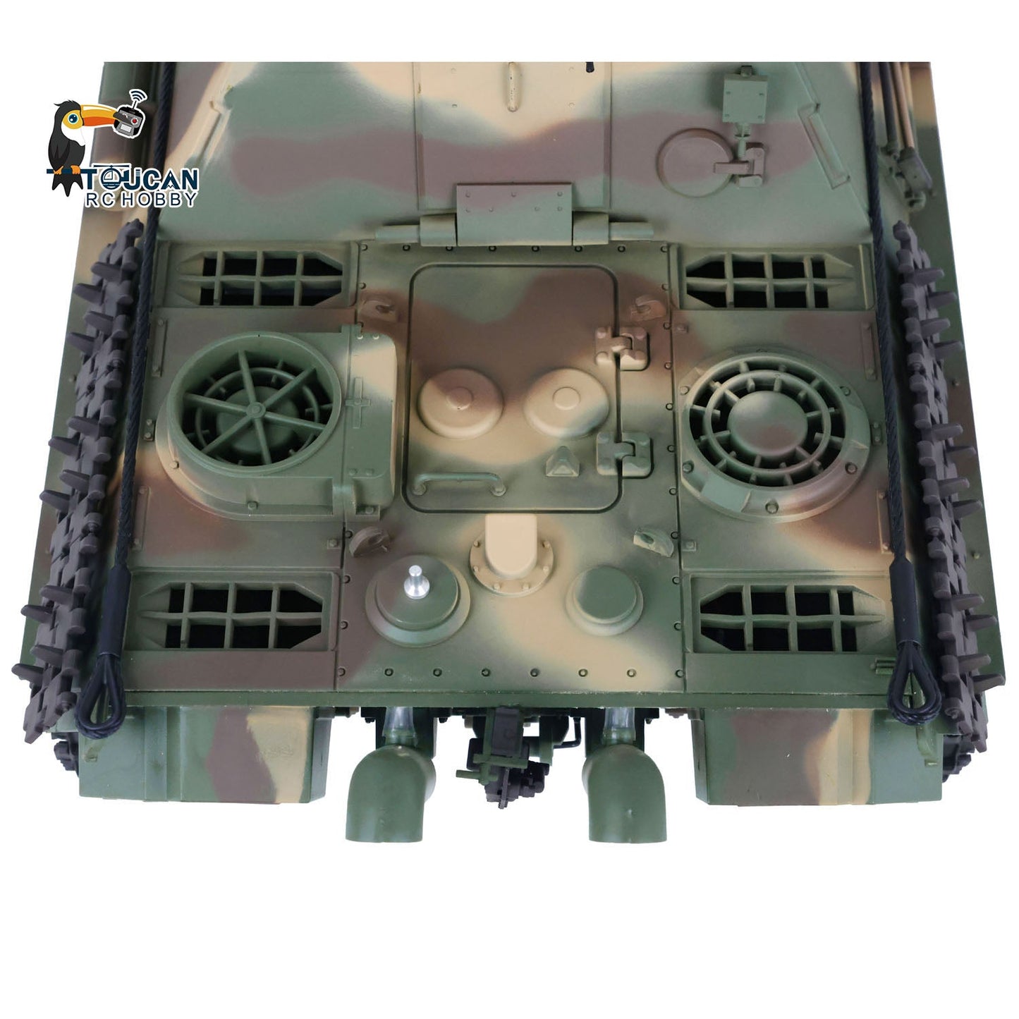 Henglong 1/16 TK7.0 Plastic German Jadpanther 3869 RTR RC Tank FPV Infrared Combat BB Unit Smoke Steel Gearbox Metal Barrel