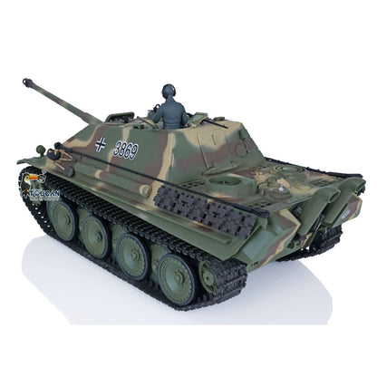 1/16 TK7.0 Kunststoffversion Henglong Jadpanther FPV Betriebsbereiter ferngesteuerter BB-IR-Panzer 3869 mit Stahlgetriebe, Rauchgeräusch