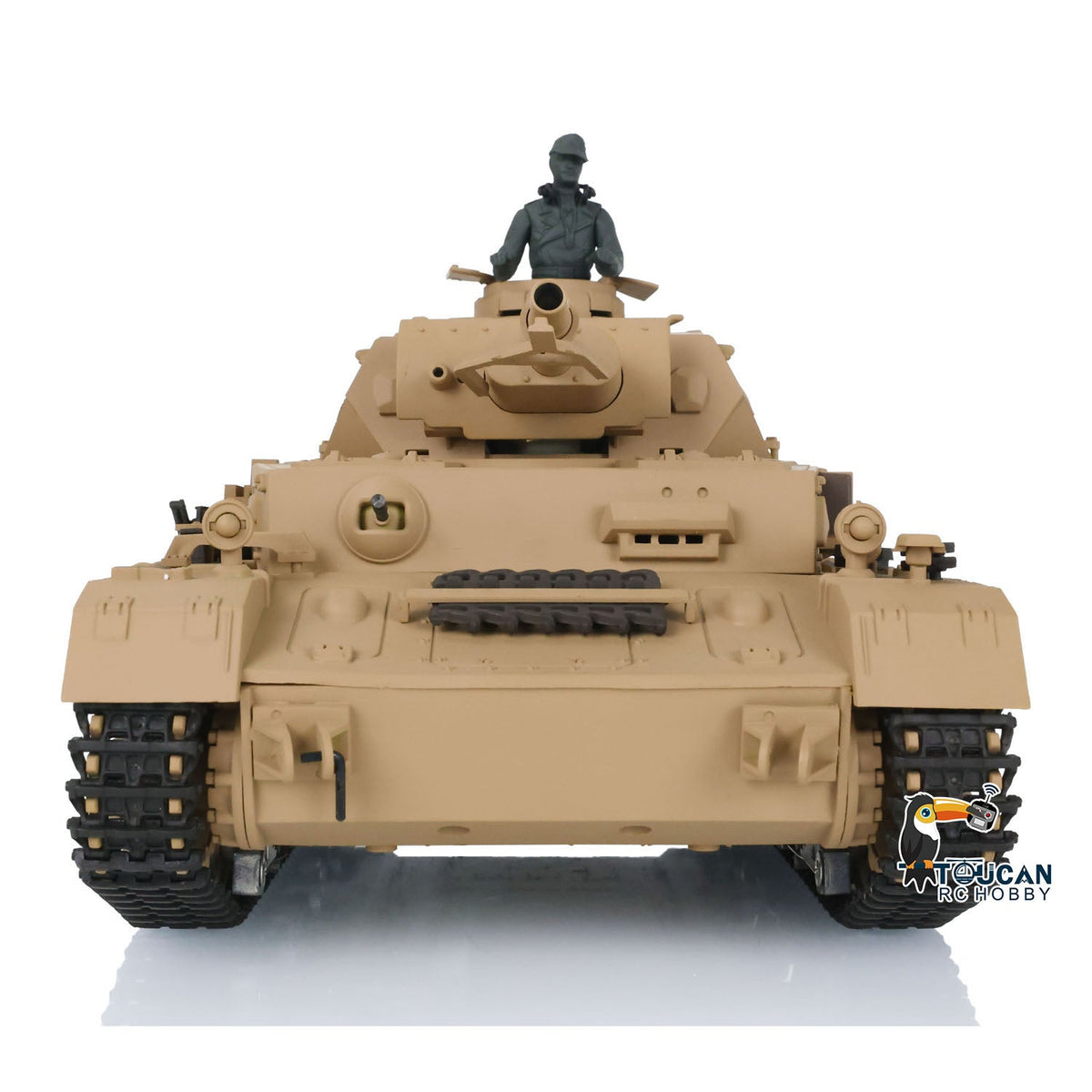 TOUCAN RC HOBBY Henglong 1/16 TK7.0 Plastic German Panzer IV F2 F 3858 3859 RTR RC Tank Model Infrared Combat 360 Degrees Turret BB Unit Smoke Metal Barrel