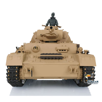 TOUCAN RC HOBBY Henglong 1/16 TK7.0 Plastic German Panzer IV F2 F 3858 3859 RTR RC Tank Model Infrared Combat 360 Degrees Turret BB Unit Smoke Metal Barrel