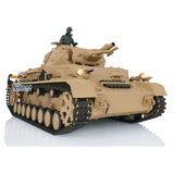 2.4Ghz Henglong 1/16 Scale TK7.0 Plastic Version Panzer IV F RC RTR Tank 3858 360 Turret Steel Gearbox Tracks Sprockets FPV