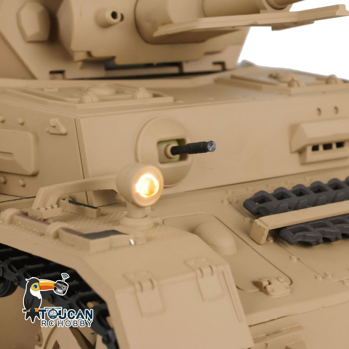 TOUCAN RC HOBBY Henglong 1/16 TK7.0 Plastic German Panzer IV F2 F 3858 3859 RTR RC Tank Model Infrared Combat 360 Degrees Turret BB Unit Smoke Metal Barrel