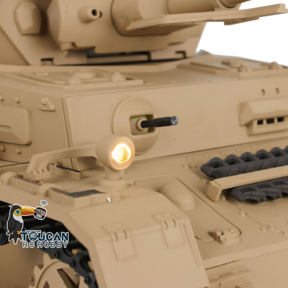 Henglong 1/16 Plastic TK7.0 3858/3859 German Panzer IV F2 F RTR RC Tank FPV Infrared Comkbat 360 Degrees Turret Smoke BB Steel Driving Gearbox Metal Barrel