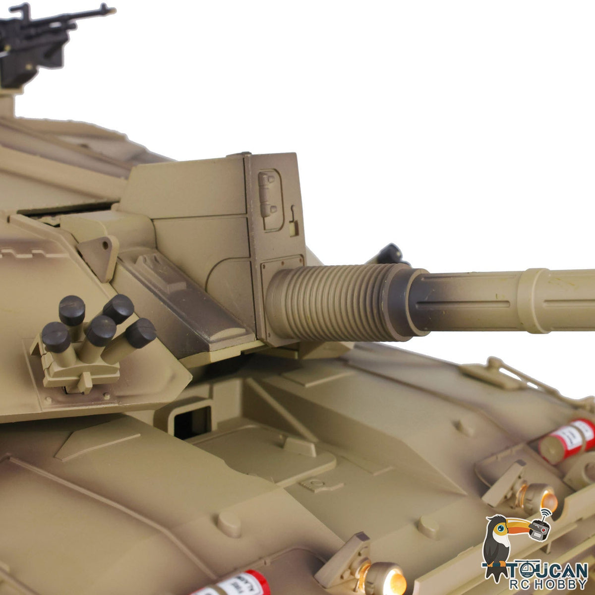Henglong 1/16 TK7.0 Customize 3908 Challenger II RTR RC Tank FPV 360 Degrees Turret IR BB Smoke Metal Tracks Road Drive Idler Wheels