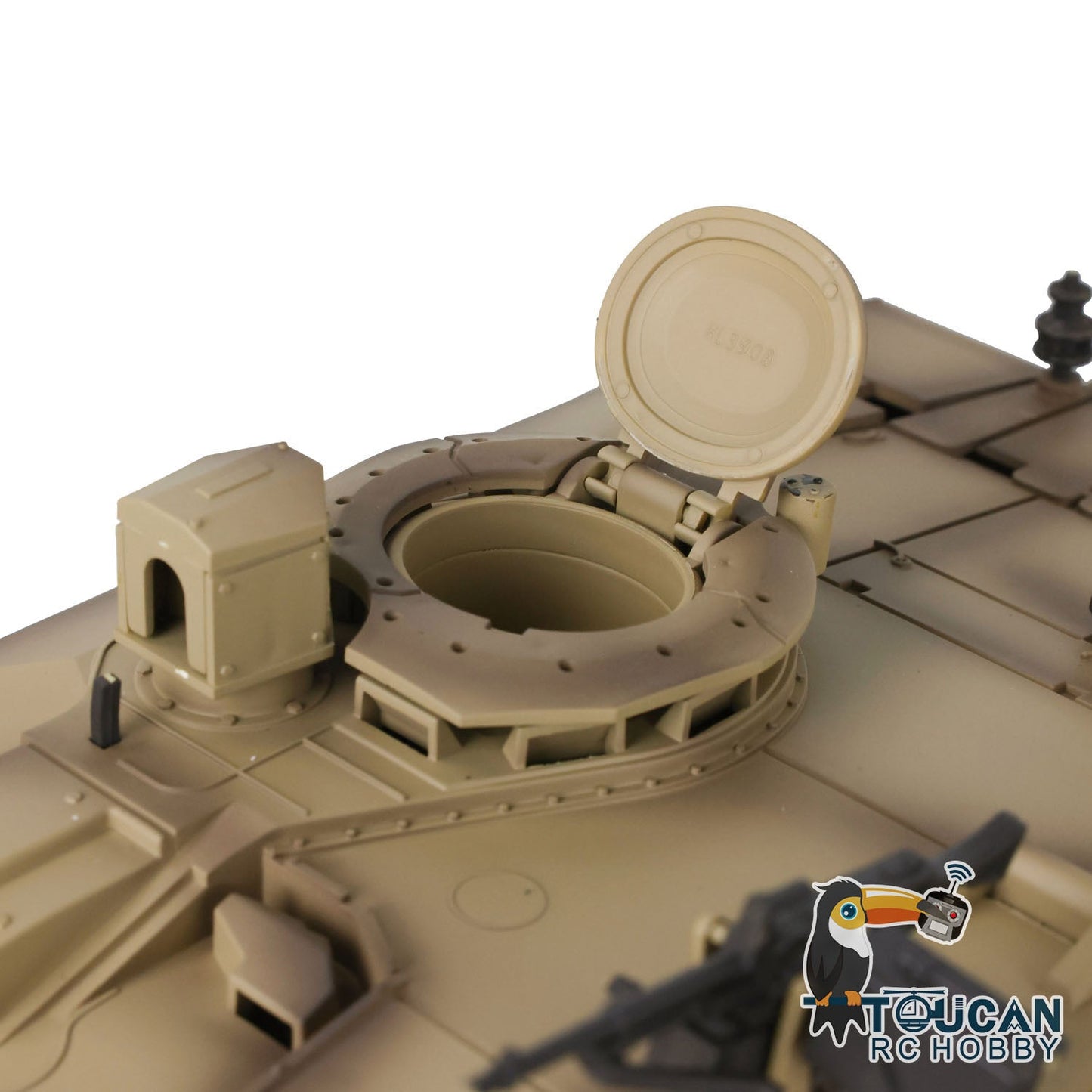 Henglong 1/16 TK7.0 Promotion British Challenger II 3908 RTR RC Tank 360 Degrees Turret BB IR Smoke Sound Light Metal Sprockets Idlers Wheels
