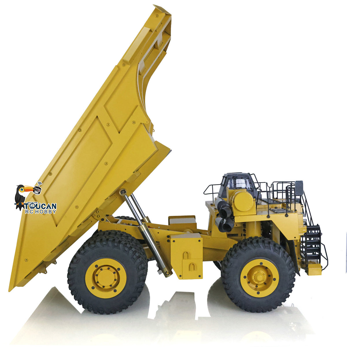 1/20 LZGH-C793D Ready to Run Metal RC Hydraulic Dump Truck Off-Road Rock Tread