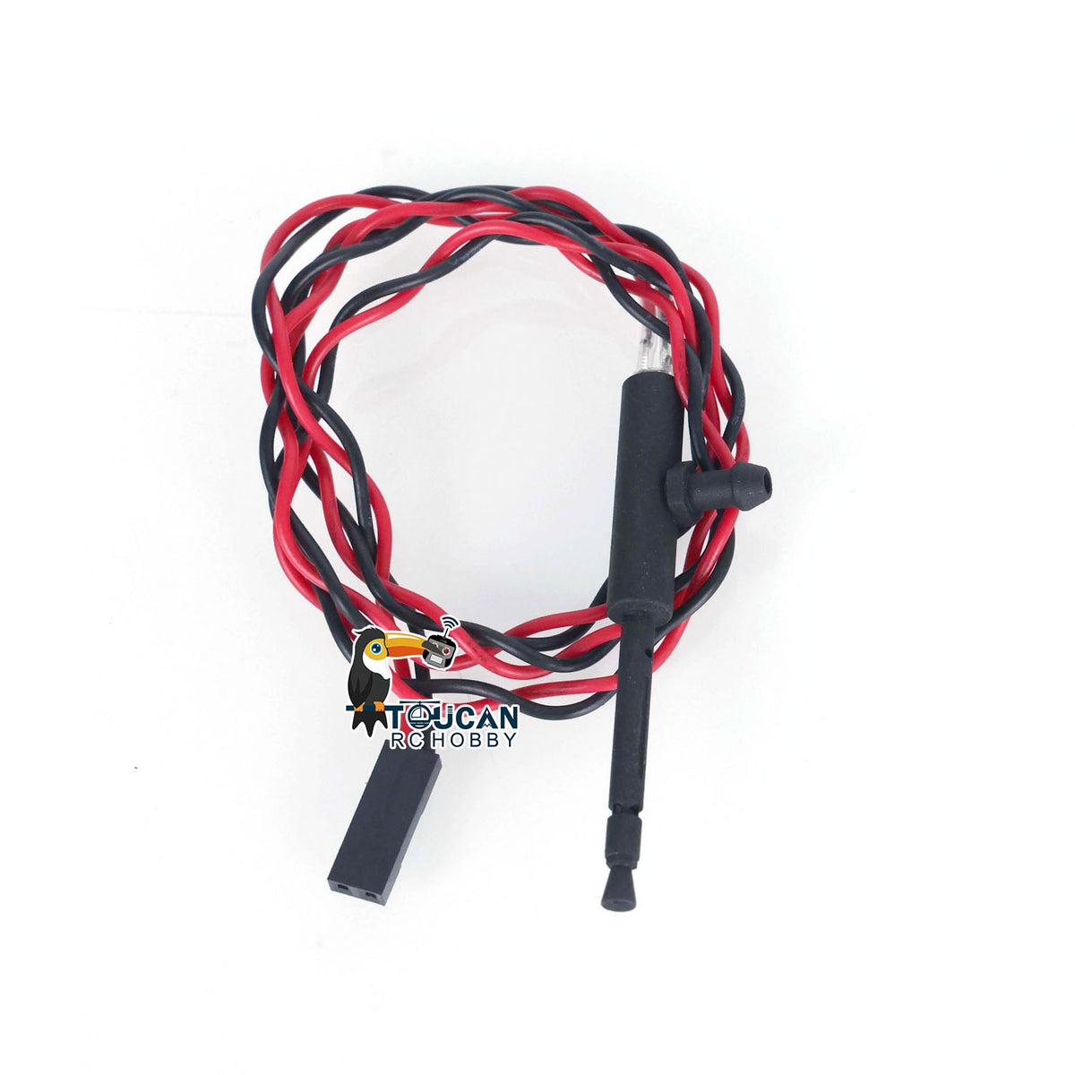 IN Stock Black Metal Machine Gun With LED Light For DIY Refitting Henglong 1/16 Scale RC Remote Control Tank Hobby Model Spare Parts
