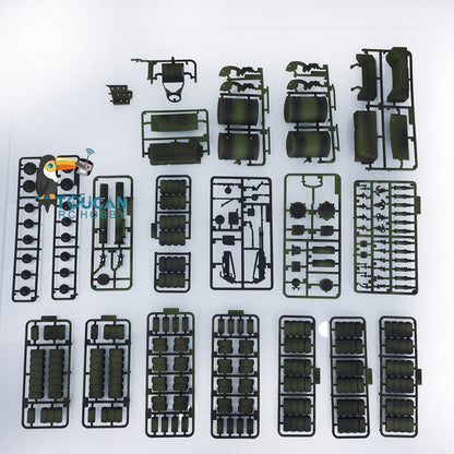 IN Stock Heng Long Plastic Sprockets Road Wheels Idlers Telescopic Barrel Accessories Package For 3939 Russian T72 RC Tank Vehicle Model