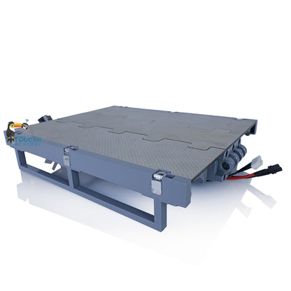 Metall CNC Flache Moudule Anhänger Modul für 1/14 NOOXION 2 + 5 achsen RC anhänger Tamiya Anhänger Fernbedienung Traktor Lkw DIY modelle