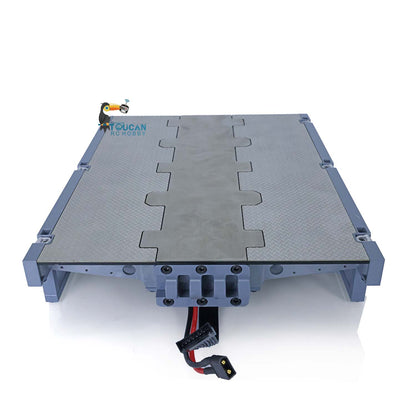 Metall CNC Flache Moudule Anhänger Modul für 1/14 NOOXION 2 + 5 achsen RC anhänger Tamiya Anhänger Fernbedienung Traktor Lkw DIY modelle