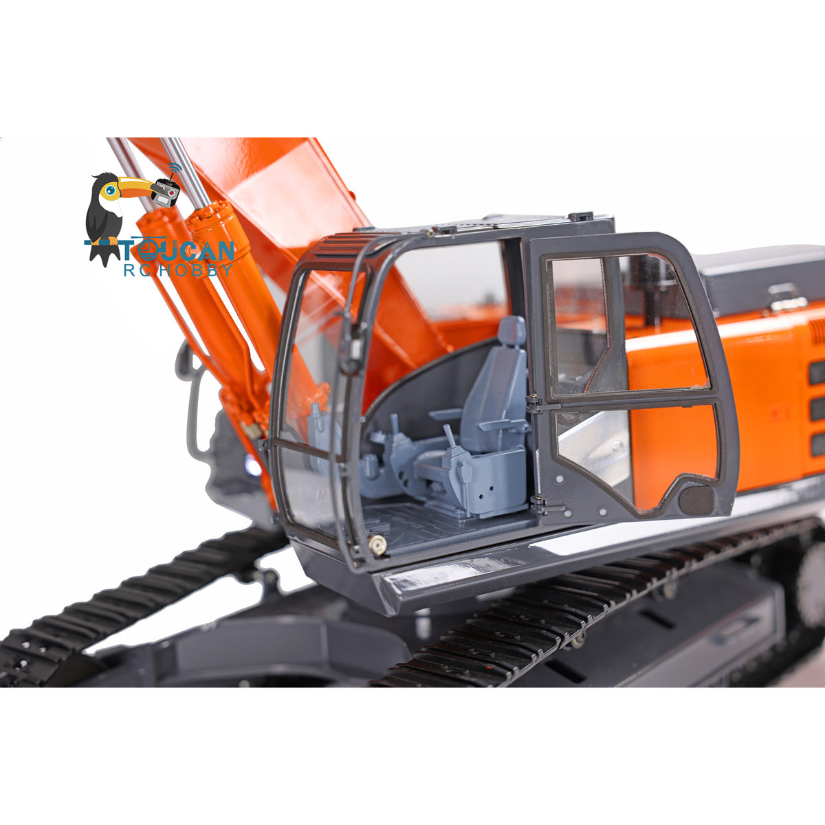 TOUCAN RC HOBBY JZM DIM-H3 1/12 RC Hydraulic Excavator Steel Aluminum Alloy Construction Vehicle with 3-Way Valve for Model Hobbyists