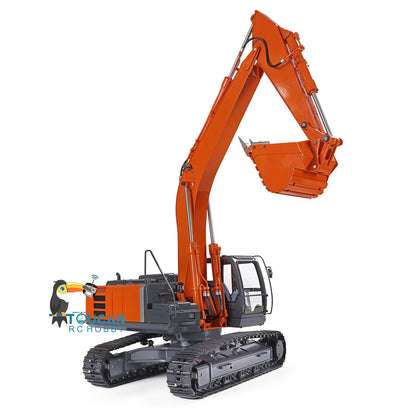 TOUCAN RC HOBBY JZM DIM-H3 1/12 RC Hydraulic Excavator Steel Aluminum Alloy Construction Vehicle with 3-Way Valve for Model Hobbyists
