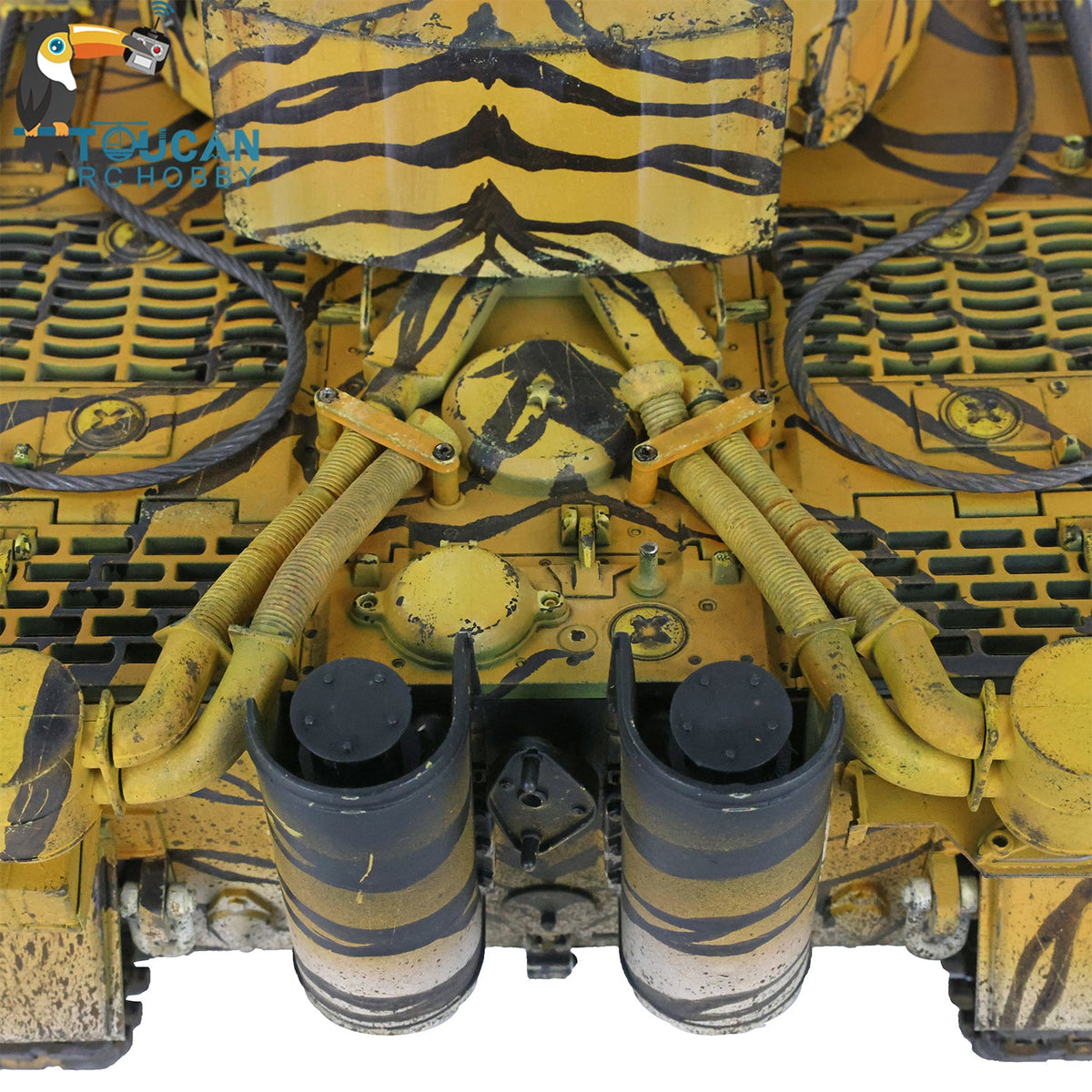 Henglong 1/16 TK7.0 German Tiger I RC Main Battle Tank 3818 Remote Control Customized Color Metal Barrel Gearbox Road Wheels FPV