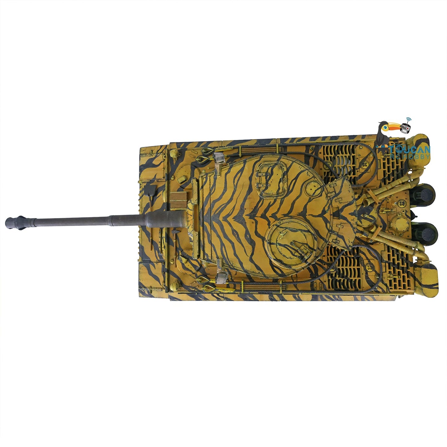 Henglong 1/16 Promotion TK7.0 German Tiger I RTR RC Tank 3818 Special Spray Painting with Barrel Recoil FPV IR BB Smoke Metal Tracks Sprockets Idlers Wheels Gearbox