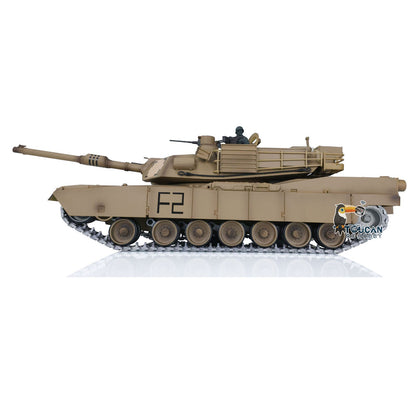 Henglong 1/16 TK7.0 2.4G Promotion USA Abrams M1A2 3918 RTR RC Tank Model with BB IR Smoke Metal Barrel Sprockets Idlers Wheels