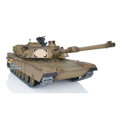 2,4 GHz Henglong 1/16 TK7.0 M1A2 Abrams fahrbereiter ferngesteuerter Panzer 3918 Metallketten Kettenräder Leiträder Rauchgeräusch