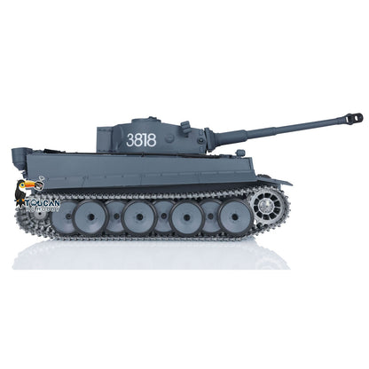Henglong 1/16 TK7.0 Promotion Tiger I RC Tank 3818 with Barrel Recoil 360 Degrees Turret IR Smoke Metal Tracks Sprockets Idlers Wheels