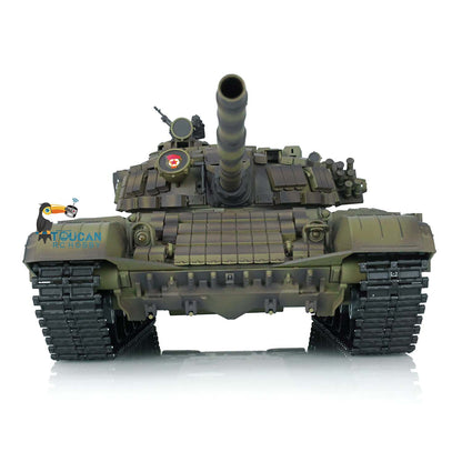 Henglong 2.4G 1/16 TK7.0 Plastic Russian T72 3939 RTR RC Tank with 360 Degrees Turret Red Eyes BB Unit Infrared Combat Smoke