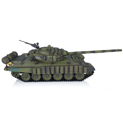 Henglong 2.4G 1/16 TK7.0 Plastic Russian T72 3939 RTR RC Tank with 360 Degrees Turret Red Eyes BB Unit Infrared Combat Smoke