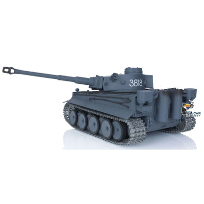 Henglong 1/16 Promotion TK7.0 German Tiger I RTR RC Tank 3818 Special Spray Painting with Barrel Recoil FPV IR BB Smoke Metal Tracks Sprockets Idlers Wheels Gearbox