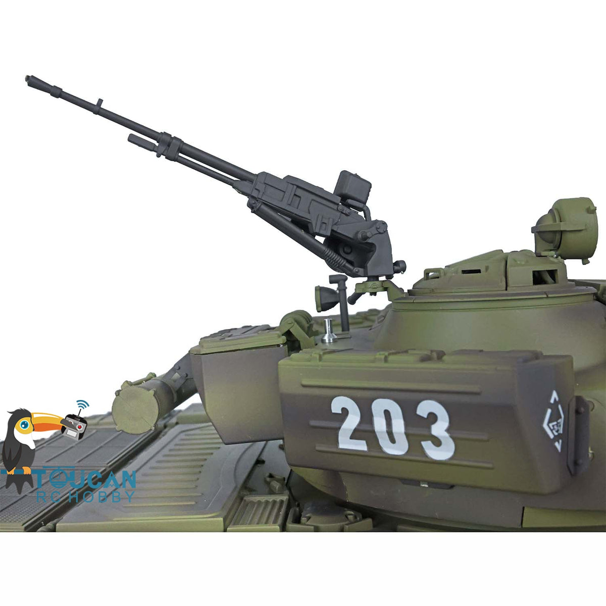Henglong 2.4G 1/16 TK7.0 Plastic Russian T72 3939 RTR RC Tank with 360 Degrees Turret Red Eyes BB Unit Infrared Combat Smoke